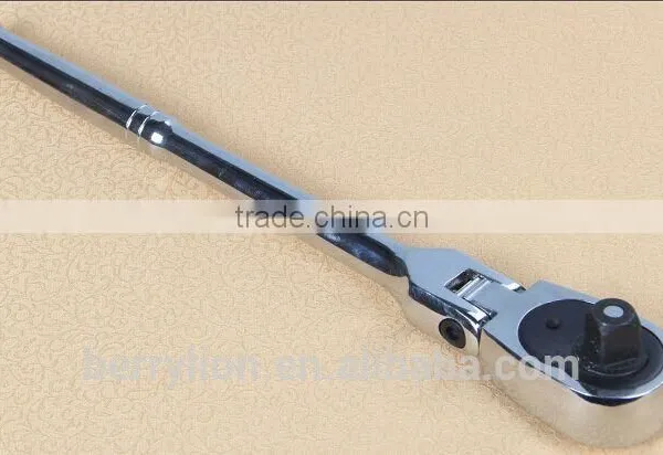 Berrylion Quality Spanner 1/4" Foldable Mirror Finished Ratchet Spanner photo-3