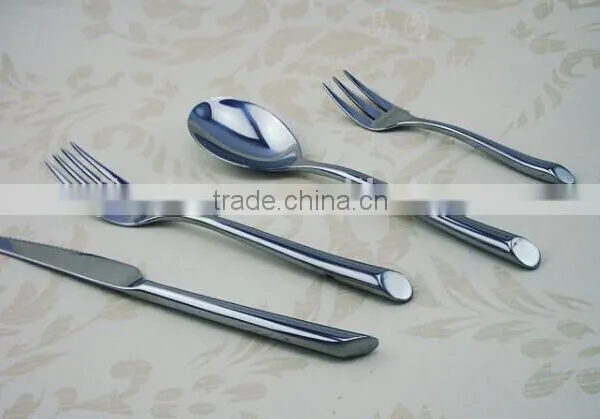 Hollow Handle 304 (18/8) Stainless Steel Spoon and Fork photo-3