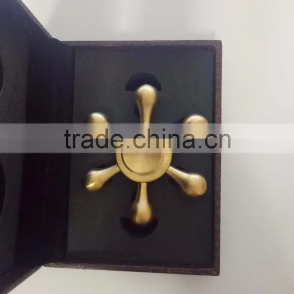 High Quality 6 Hands Gold Stable 4 Minutes Metal Copper Hand Spinner photo-2