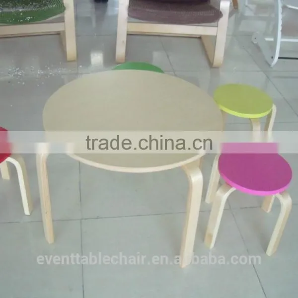 High Quality Children Stool Bentwood Children Chair and Stool photo-4