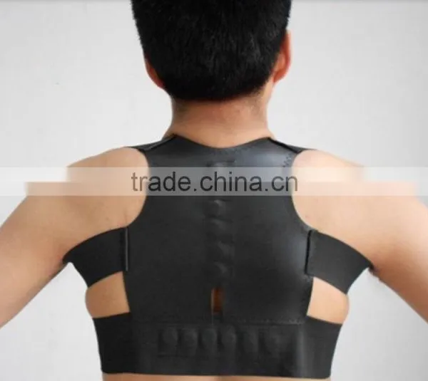 Hot Selling New Products for 2016 Corrective Power Magnetic Posture Correction Lightweight Clavicle Support With Back Support photo-3