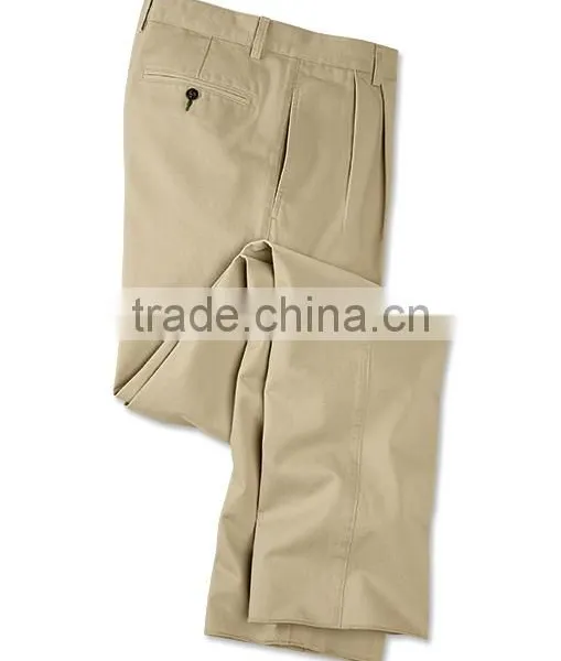 Mens Pleated Khaki Pants (Garment Stock Lots / Apparel Stock / Stocklots / Garment Apparel From Sri Lanka) photo-2