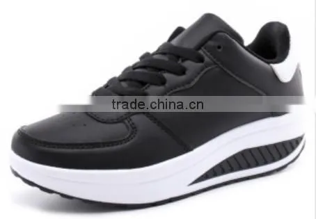 Fitness Swing Shape Up Shoes Wedge Women Walking Casual Shoe Stock Wholesale photo-3