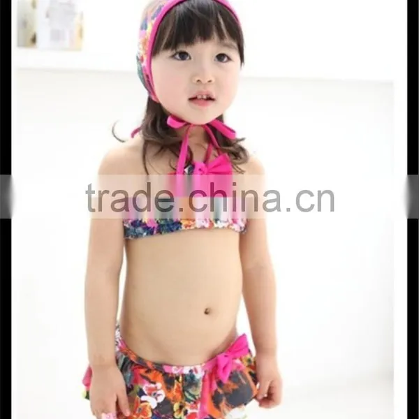 2014 Kids Girls Swimwear Sexy Swimwear for Kids Beachwear photo-2
