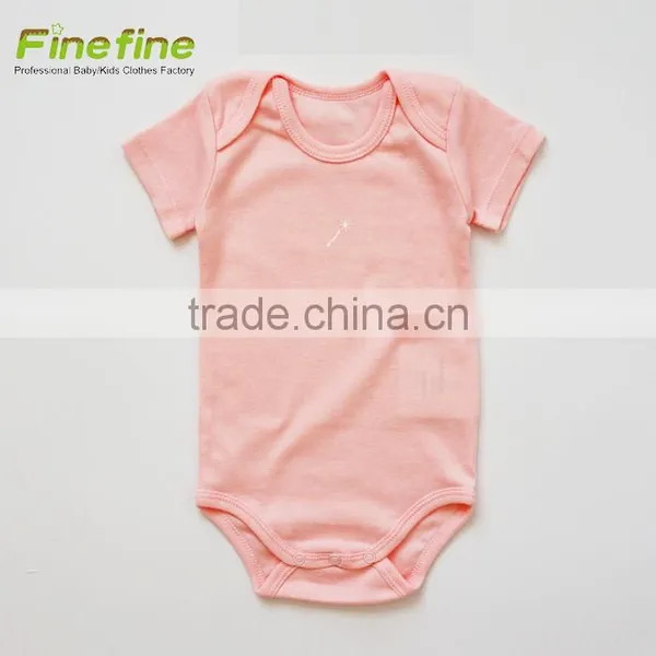 Eco Friendly Baby Clothes Cartoons Organic Baby Romper With Short Sleeve photo-3