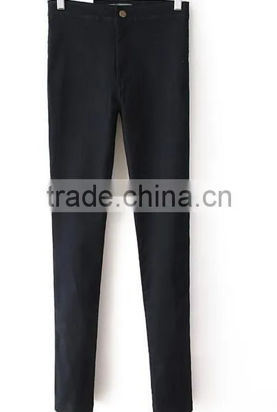 Runwaylover EY0616P Hot Sale 2017 Women High Waist Denim Pencil Pants photo-4