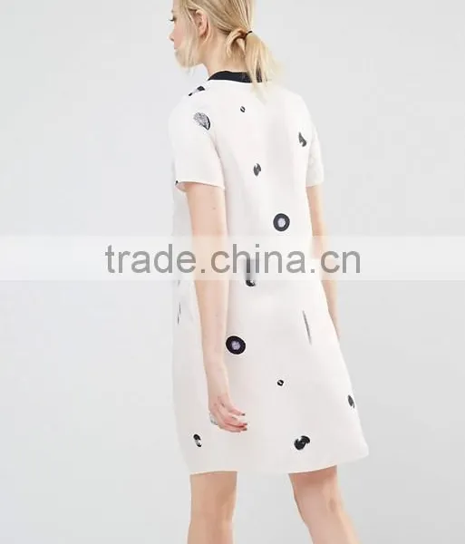 New Design New Printing Cotton Fabric Short Sleeve Maternity Wear photo-3