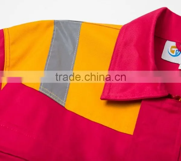 Anti-static Oxford Stripe Safety Workwear Coverall photo-4