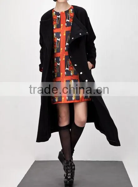 Autumn New Coming Warm Clothing Slim Fit Women/men Woolen Coat photo-2