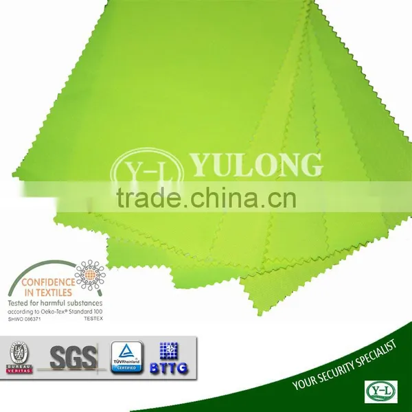 EN20471 Waterproof hi Vis Reflective Fluorescent Yellow Fabric for Sale photo-5