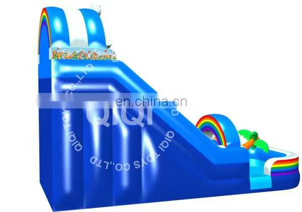 Single Lane Slide the City /Good Quality Inflatable Water Slip n Slide for Adult photo-2