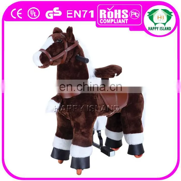 HI ASTM/CE Walking Mechanical Horse Ride Toy Horse on Wheels photo-4