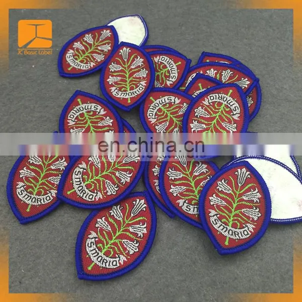 Custom Brand Logo Fabric Woven Patch / Badges For Islamic School Uniforms photo-3