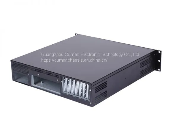 2u LCD Rack Mount Computer Case Micro Atx Server Chassis photo-3