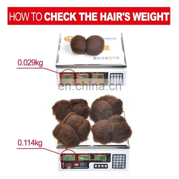 4pcs/lot Tight Afro Kinky Bulk Hair 100% Human Hair For DreadLocks,Twist Braids Nautral Color 4# Hair photo-6