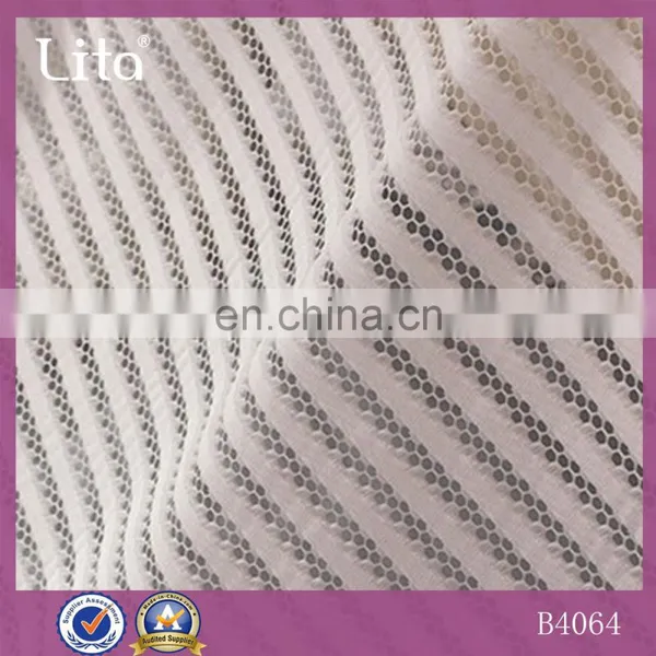 Autumn and Winter Fashion Striped Mesh Lace Fabric for Lady Dresses photo-2