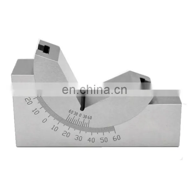 AP25 Toolmaker Precision Gauge Micro Adjustable V Block 0 to 60 Degree Angle Plate Angle Block Angle Gauge