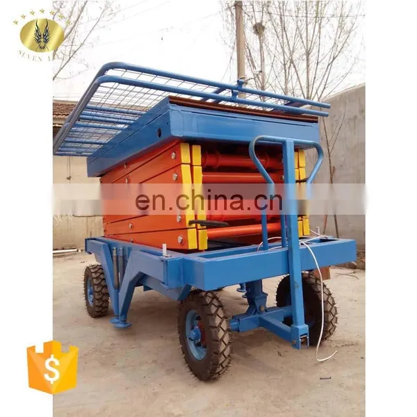 7LSJY Shandong SevenLift 10m Hydraulic Motorcycle Aerial Working Man Lift/electric Lift Table photo-6