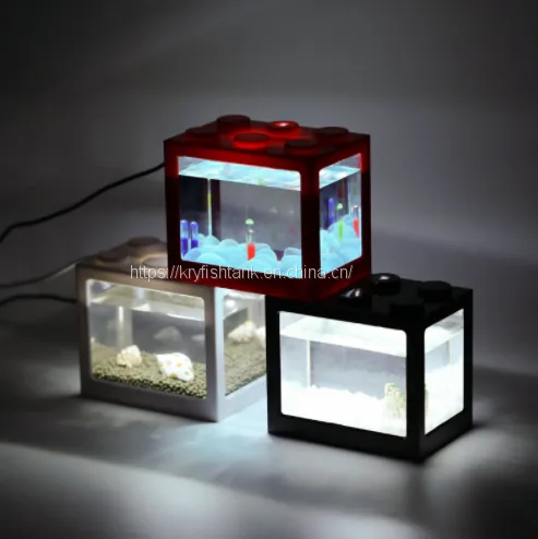 Mini Fashionable Acrylic Fish Tank/Aquarium Good Items for Christmas Decorations photo-4