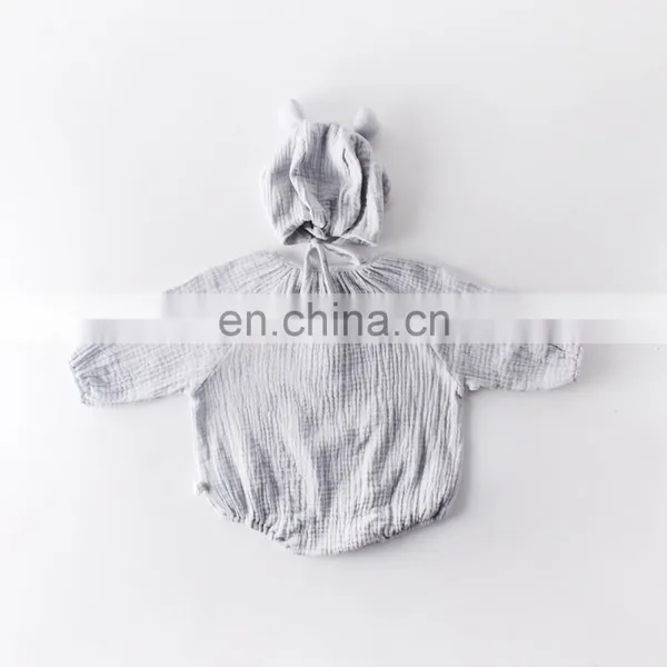 Baby Fashion Soft Rompers Full Sleeve Baby Bamboo Cotton Romper photo-2