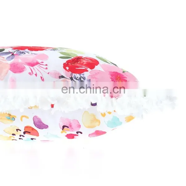Printed Pillows Outdoor Decorative Multi-color Fancy Flower Popular Creative Digital Printing Square Throw Pillow Cover photo-5