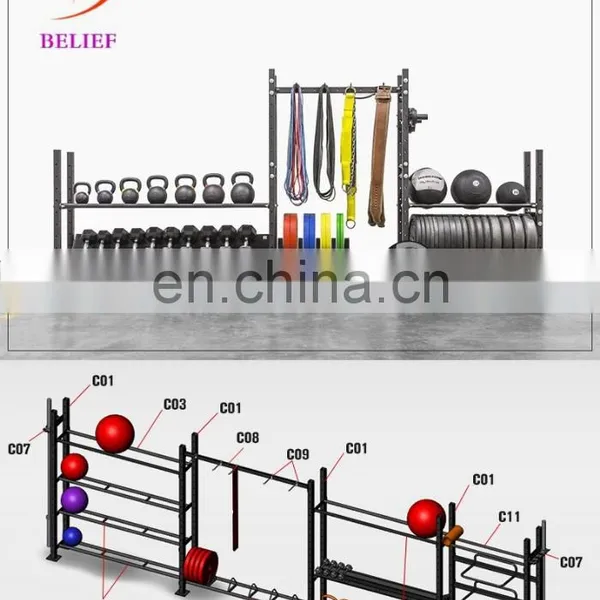 BL3-772 Gym Equipment Multi Steel Storage Rack photo-2