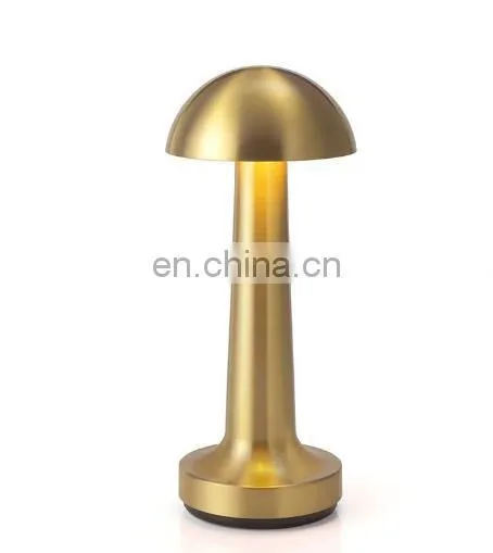 2019 Amazon Cafe Hotel Restaurant Decorative Wireless Mushroom Led Lamp Table Lamps photo-4