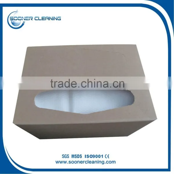 [soonerclean] High Efficient Of Water & Oil Absorption Capacit Woodpulp White Industrial Wiper,Cleanroom Wiper photo-6