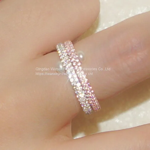 S925 Sterling Silver Ring With Double-layer Pearl Ring for Women photo-4