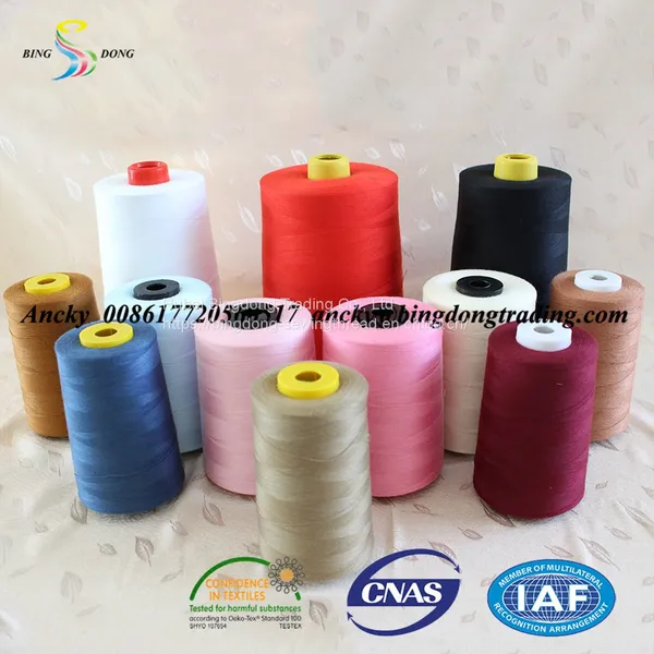 Dyed Colors 100% Spun Polyester Sewing Thread photo-3