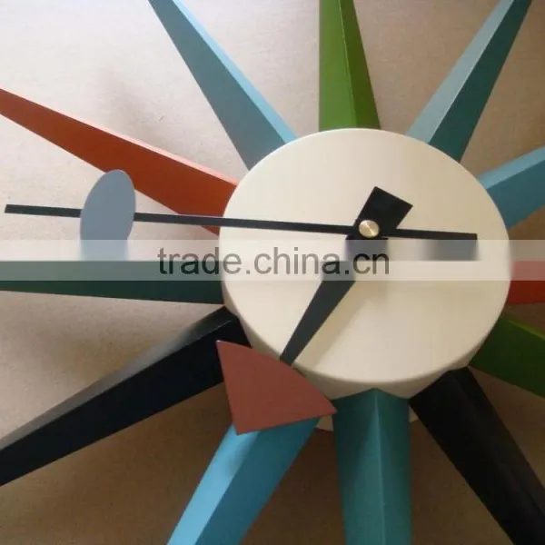 Original Quality Colorful Sun Wall Clock photo-3