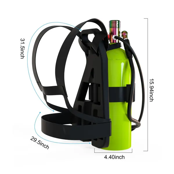 THAISTONE 2.3L Mini Scuba Dive Air Tank Diving Mask Set OEM Logo