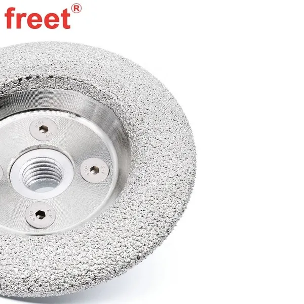 4inch Vacuum Brazed Convex Sanding Disc for Angle Grinder Cup Wheel photo-2