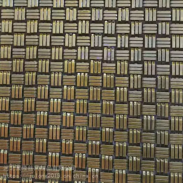 Custom Pattern Metal Decorative Wire Mesh Architectural Mesh for Facade Design
