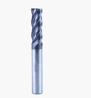Carbide Blue Coating End Mill CNC Cutting Tools Original for Stainless Steel photo-5