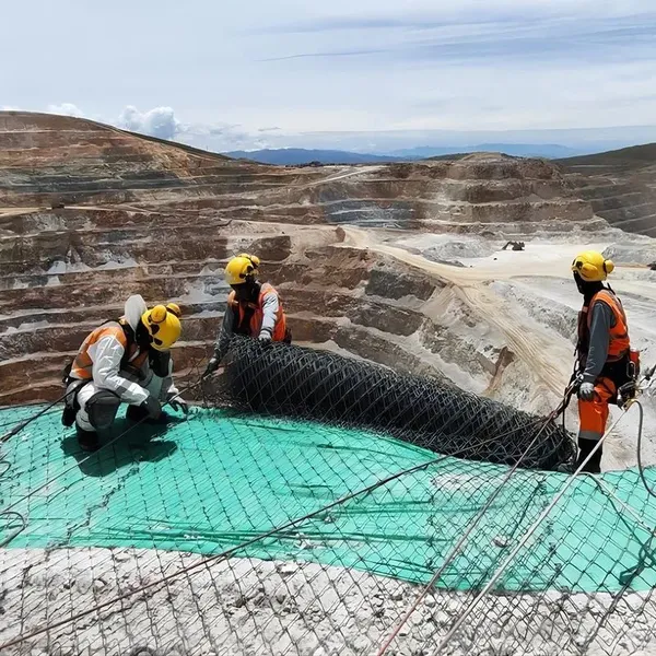 High Tensile Slope Protection Wire Mesh Price Rhomboid Slope Rockfall Barrier for Rockfall Protection photo-5