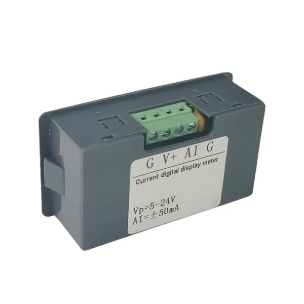 Adjustable Digital 0-20mA 4-20mA Indicator 0-5V 0-10V Process Panel Meter -50mA to 50mA -50V to 50V Display Unit for Valves PLC photo-4