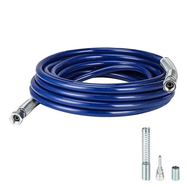 8.5mm 3-Layer Braided Chemical Resistant High Pressure PVC Spray Hose for Farm Pesticide Sprayers & Industrial Pressure Washers