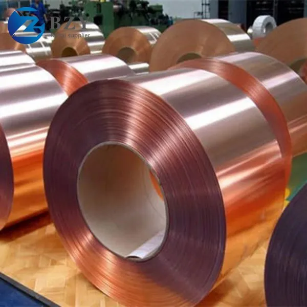 Ultra-Thin Copper Strip Coil 0.05-2mm C10100 C11000 C10200 Alloy Precision Rolled Welding Grade photo-3