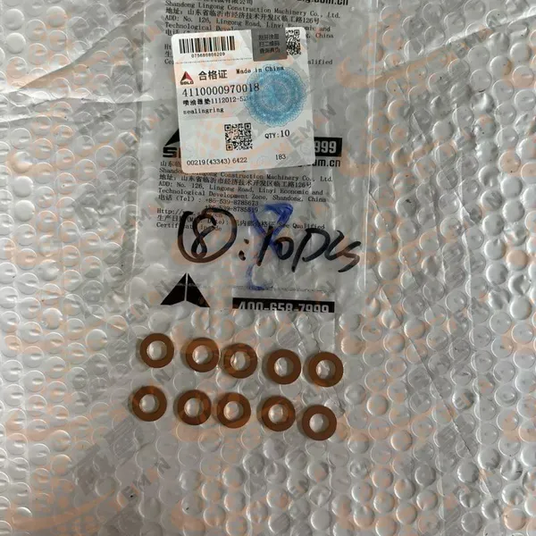 4110000970018 Injector Seal For SDLG Wheel Loader, 10PCS In Stock photo-2