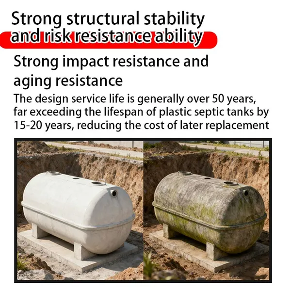 Reinforced concrete, concrete, cement, three format septic tank, lime prefabricated construction site finished product, integrated fire water tank