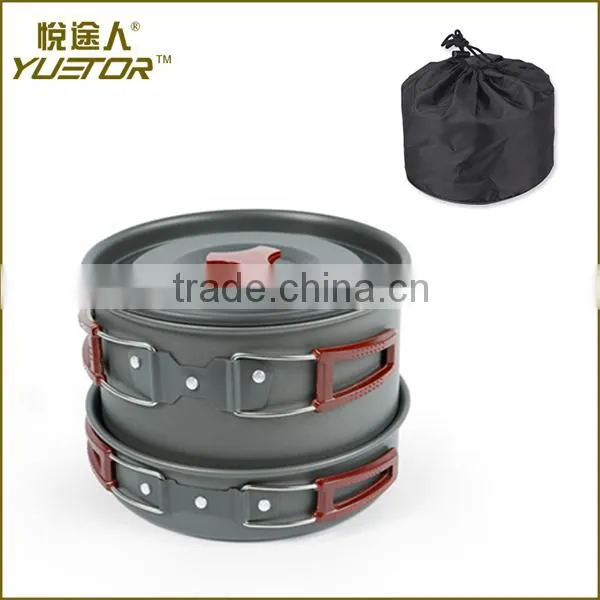 Portable Non-toxic and Odorless Outdoor Cookware Set for 3-5 Person for Camping Hiking photo-6