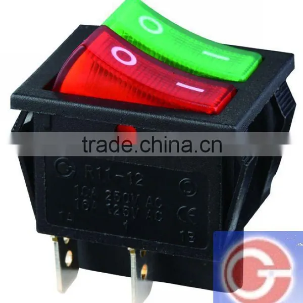 rocker switch with light indicator