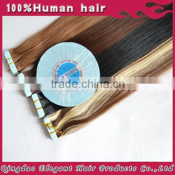 Best Qulity Wholesale Seamless Waterproof Remy Skin Weft European Virgin Tape Skin Hair Extensions photo-4