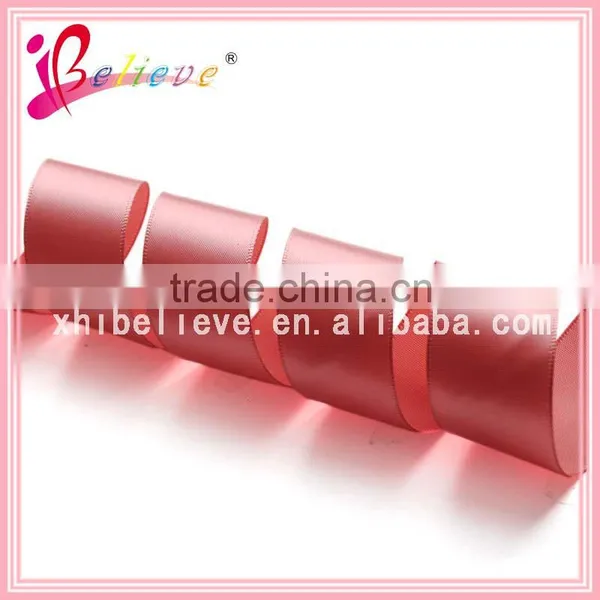 MOQ 100 Yards High Quality Satin Ribbon Roll Hair Ornament Ribbon Wholesale photo-4