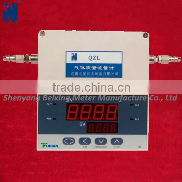 Gas(oxygen) mass flow meter with thread connection