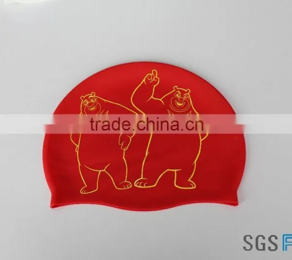 Kids Adults Size Factory Price Humanized Design Original Custom Waterproof Swimming Cap Swim Caps photo-4