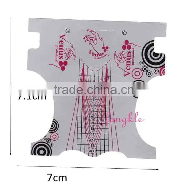 500 Big Salon Silver Nail Forms photo-2