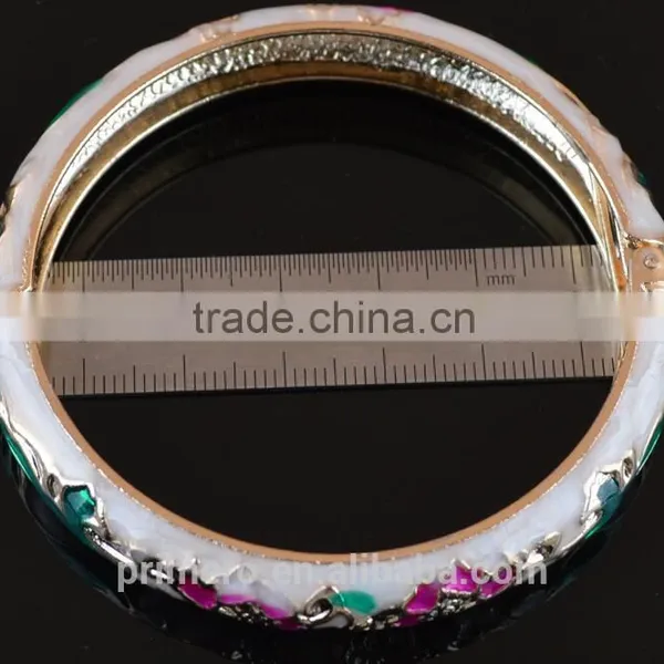 Wholesale Flower Enamel Assorted Colored Cloisonne Bracelet &Bangle photo-5
