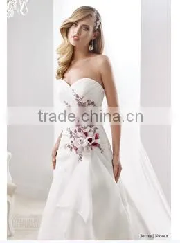 Limited Edition White/Floral Wedding Dress photo-3